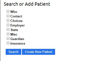 Search or Add Patient